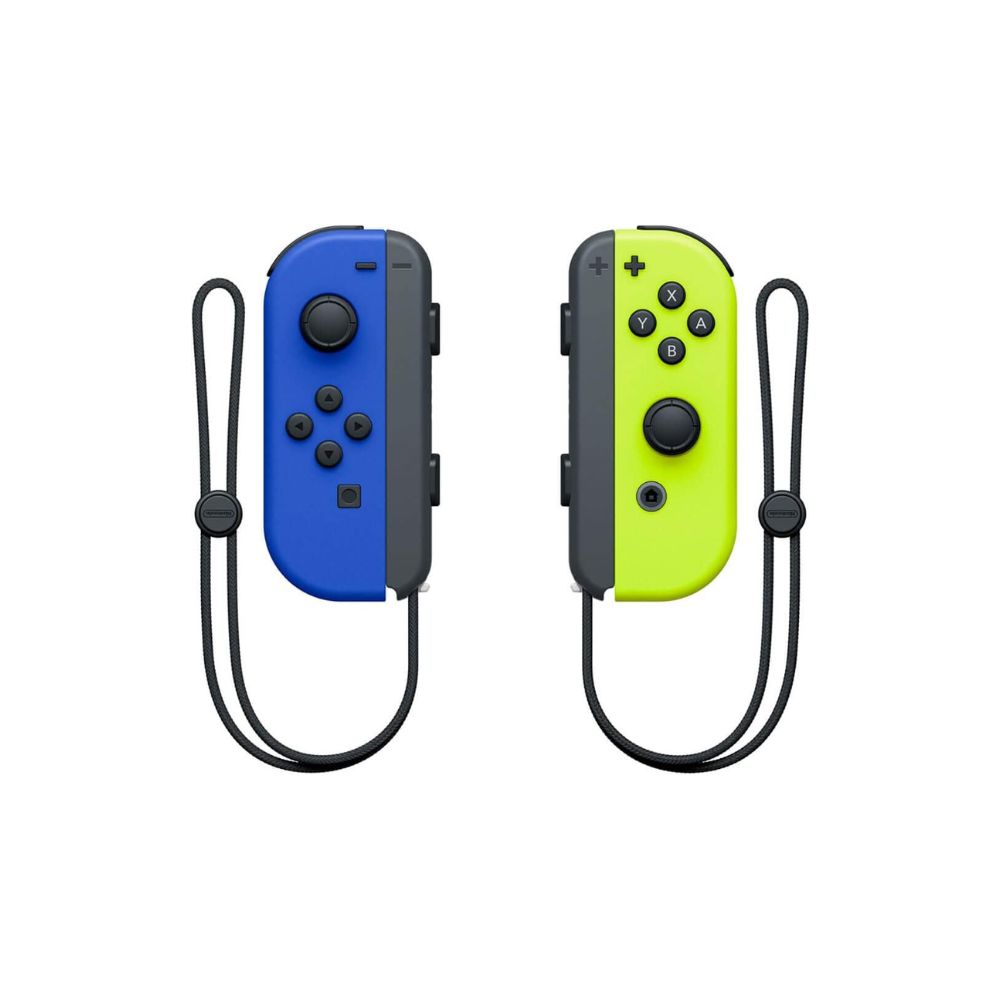 Manette switch - Joy con Gauche Bleue/Droite Jaune Néon